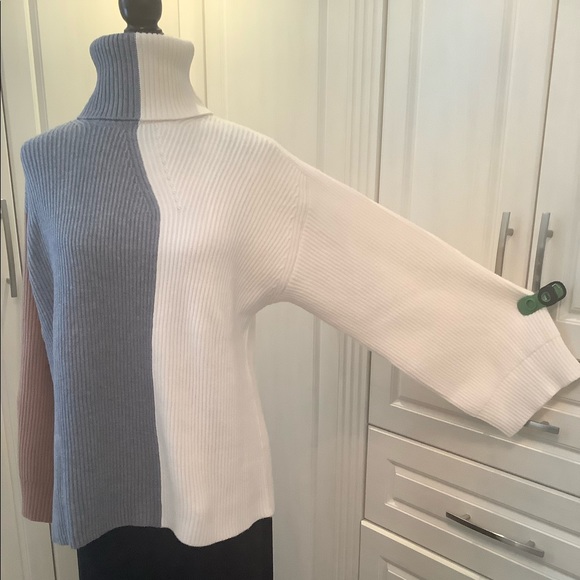 ⭐️ HOST PICK ⭐️ Mango Multicoloured Colourblocked Sweater - Picture 5 of 10